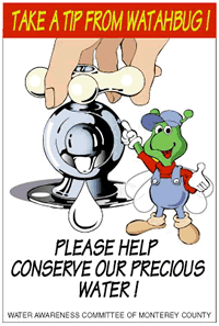 Water Conservation Sticker