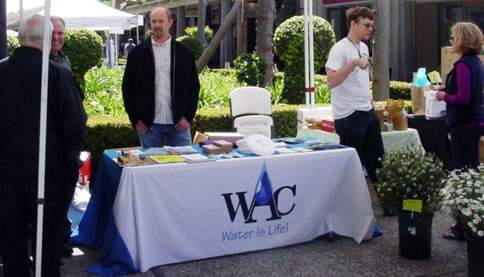 WAC booth at Water Awareness Day